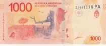 Argentine 1000 Pesos - Hornero - 2017 - Série PA