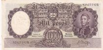 Argentine 1000 Pesos Argentinos - José de San Martin - ND (1954-1964) - Série B - P274a