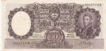 Argentine 1000 Pesos Argentinos - Jos&eacute; de San Martin - ND (1954-1964) - S&eacute;rie B - P274a