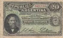Argentine 20 Centavos - Bartolom&eacute; Mitre - 1895