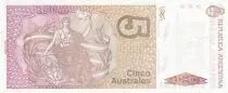 Argentine 5  Australs - J De Urquiza - ND(1985) - Remplacement - P.324r