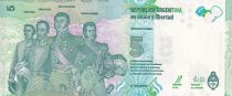Argentine 5 Pesos - J. San Martin - Bolivar, Mendoza, Artigas - 2015 - Série A - P.359