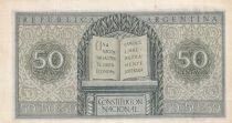Argentine 50 Centavos - Libert&eacute; - Constitution nationale - ND (1950-1951) - S&eacute;rie A