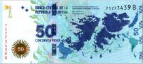 Argentine 50 Pesos Iles Maldives - Cavalier - 2015