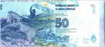 Argentine 50 Pesos Iles Maldives - Cavalier - 2015