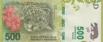 Argentine 500 Pesos Jaguar - Lettre D - 2016