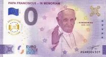 Argentinien 0 Euro Souvenir  - Papa Franciscus - In Memoriam 1936-2025 - Anniversary - 2025