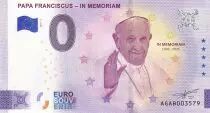 Argentinien 0 Euro Souvenir  - Papa Franciscus - In Memoriam 1936-2025 -2025
