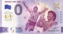 Argentinien 0 euro Souvenir - Diego 1960-2020 - 2025 - Anniversary