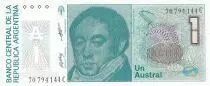 Argentinien 1  Austral - Bernardino Rivadavia - ND(1985) - Serial B