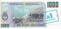 Argentinien 1 Austral - Gen San Martin - Andes - ND (1985) - Serial D - P.320