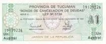 Argentinien 1 Austral, Province of Tucuman - 1991