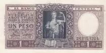 Argentinien 1 Peso - Bartolom&eacute; Mitre - Museum - 1816 - Serial A