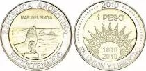 Argentinien 1 Peso - Mar de Plata - 2010 - Bimetal