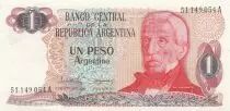 Argentinien 1 Peso Argentino Argentino, J. San Martin - A - 1983