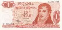 Argentinien 1 Peso General Manuel Belgrano - Bariloche-Llao-Llao - Serial F