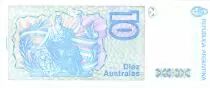 Argentinien 10 Australes S. Derqui - Liberty - 1985/89 - Serial B