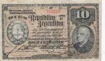 Argentinien 10 Centavos - Domingo F. Sarmiento - 1891