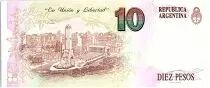 Argentinien 10 Pesos, Manuel Belgrano - 1992
