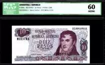 Argentinien 10 Pesos M. Belgrano - Iguazu Waterfall - 1970 - ICG AU/UNC60