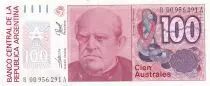Argentinien 100 Australes D. F. Sarmiento - Liberty - 1990 - Serial C