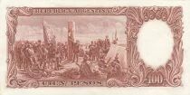 Argentinien 100 Pesos - Jos&eacute; de San Mart&iacute;n - Spaniards and Indians - 1967 - Series D