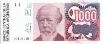 Argentinien 1000 Austales, Julio A Roca - 1990