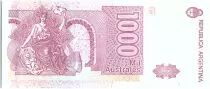 Argentinien 1000 Austales, Julio A Roca - 1990