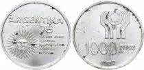 Argentinien 1000 Pesos - FIFA World Cup - 1977-1978 - Silver
