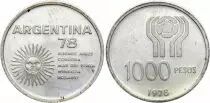 Argentinien 1000 Pesos - FIFA World Cup - 1978 - Silver