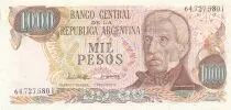 Argentinien 1000 Pesos - Gen. San Martin - 1982 - Serial I