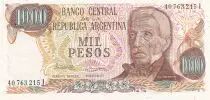 Argentinien 1000 Pesos - Gen. San Martin - ND (1976-1983) - Serial I - P.304d