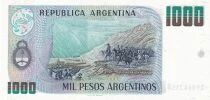 Argentinien 1000 Pesos - Gen. San Martin - ND (1983-1985) - Series D