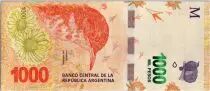 Argentinien 1000 Pesos Hornero - 2017