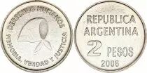 Argentinien 2 Pesos - Defense of Human Rights - 2006