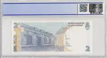 Argentinien 2 Pesos Bartolom&eacute; Mitre - Mus&eacute;e - 1997 - Sp&eacute;cimen - PCGS 68 OPQ