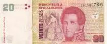 Argentinien 20 Pesos - Juan Manuel De Rosas - Boats - ND (2003) - Serial G