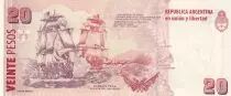 Argentinien 20 Pesos - Juan Manuel De Rosas - Boats - ND (2003) - Serial G