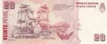 Argentinien 20 Pesos - Juan Manuel de Rosas - Boats - ND (2018) - Serial F - P.355c