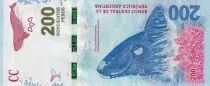 Argentinien 200 Pesos - Whale - 2016 - serial E