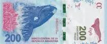 Argentinien 200 Pesos - Whale - 2020 - Serial E - UNC - P.NEW