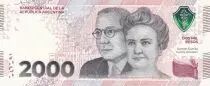 Argentinien 2000 Pesos - Ramon Carillo and Cecilia Grierson - 2023 - Letter C