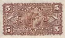Argentinien 5 Centavos - Dr. Nicolas Avellaneda - 1881 - P.5
