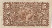 Argentinien 5 Centavos - Dr. Nicolas Avellaneda - 1884 - P.5