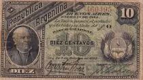 Argentinien 5 Centavos rare - Domingo Sarmiento - 1884 - P.5