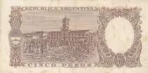 Argentinien 5 Pesos - Jos&eacute; De San Martin - ND (1960-1962) - Serial A