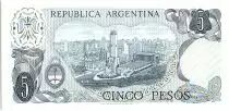 Argentinien 5 Pesos, General Belgrano - 1971