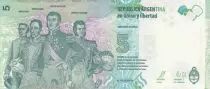 Argentinien 5 Pesos J. San Martin - Bolivar, Mendoza, Artigas 2015