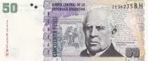 Argentinien 50 Pesos - Domingo F. Sarmiento - House Office - 2014 -Serial H
