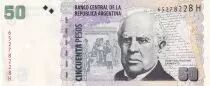Argentinien 50 Pesos - Domingo F. Sarmiento - House Office - ND (2014) -Serial H